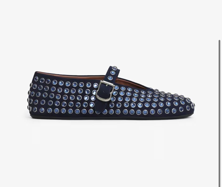 Alaïa strass ballet flats