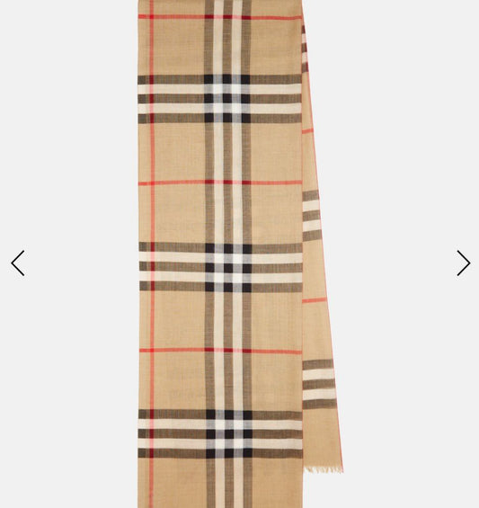 Burberry silk scarf