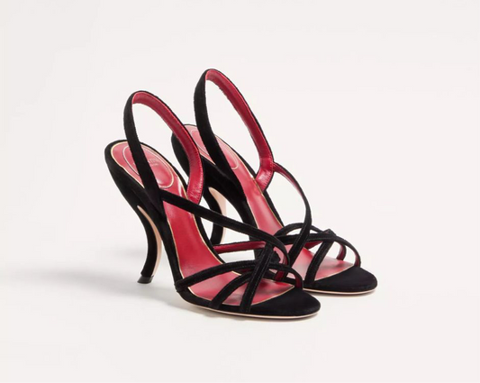 Valentino velvet sandal