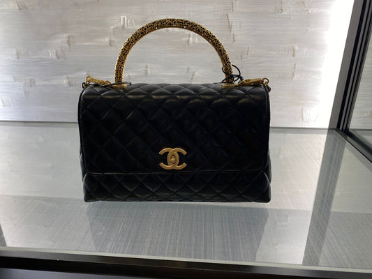 Chanel Flap bag with Top handle